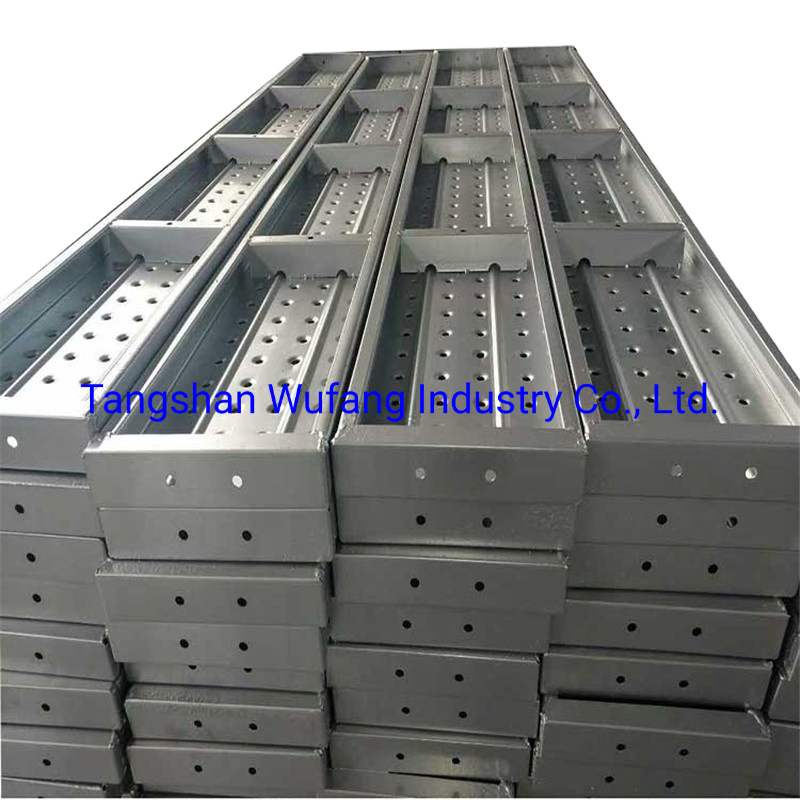 Perforated Steel Catwalk Plank with Hook Metal Scaffold Plank