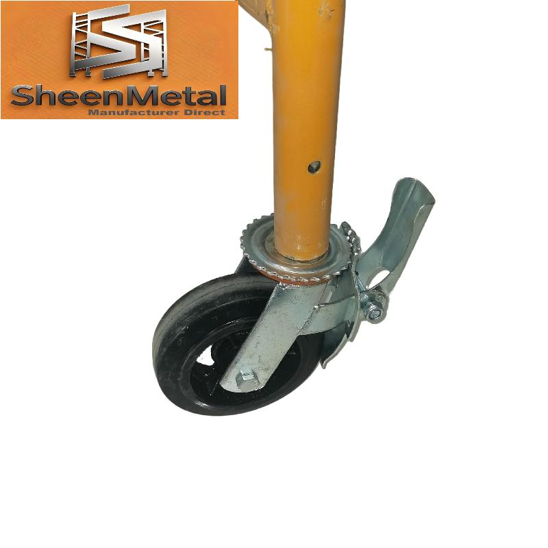 Mobile H-Frame Scaffolding System for Lightweight Construction Projects