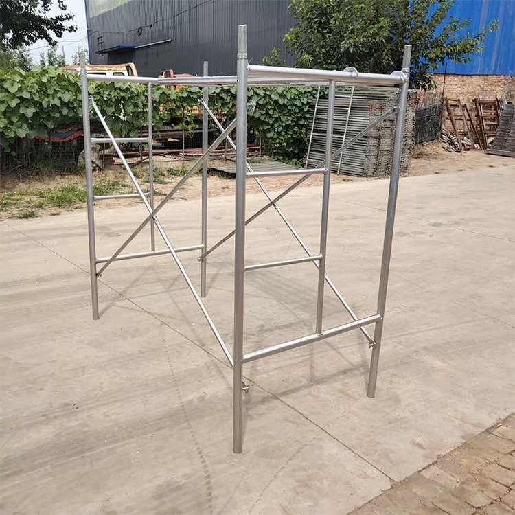 Frame Scaffold Construction Mobile Step Portal Scaffolding Heavy-Duty Hot-DIP Galvanized Ladder H Frame Scaffolding Customized