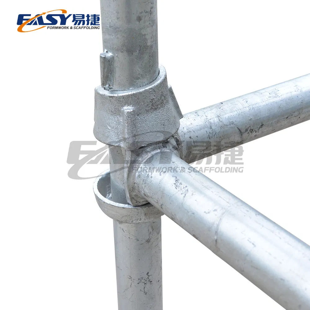 Easy Scaffolding Galvanized Painted Steel Scaffold Standard Vertical Cuplock for Construction