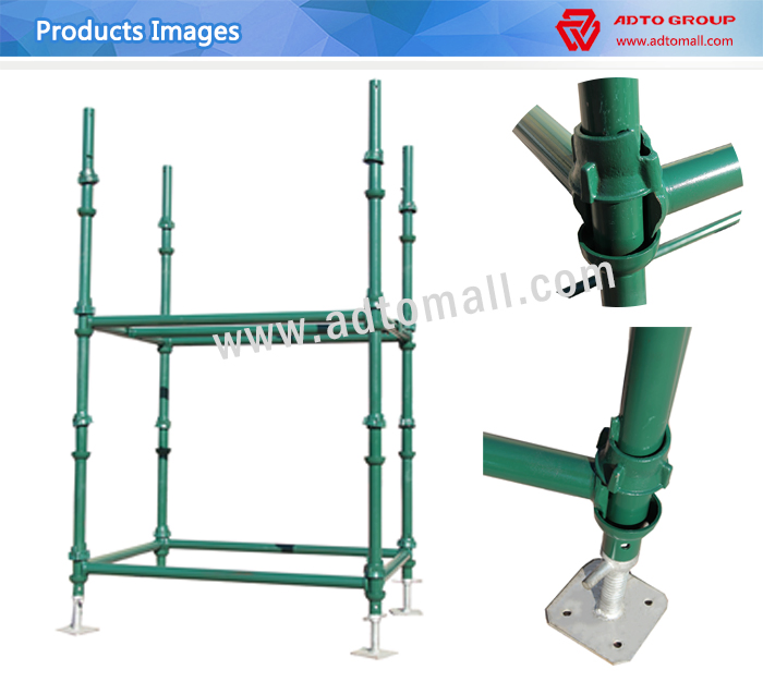 CE/ISO9001 Construction Steel Formwork Cuplcok Building Material Scaffolding System with Cuplock Standard/Ledger/Transom/Scaffold Diagonal Brace