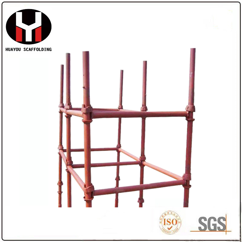Good Prices HDG Scaffold Parts Andamios Cuplock Vertical Standard Cuplock Scaffolding System for Sale