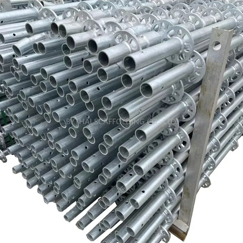 Lightweight 100% Aluminum Scaffolding Vertical Standard Ringlock System for Construction Building