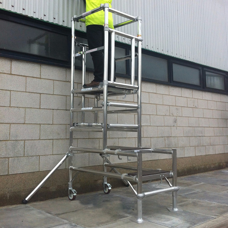 13.5m Mobile Aluminum Alloy Scaffolding Tower for Safe Access