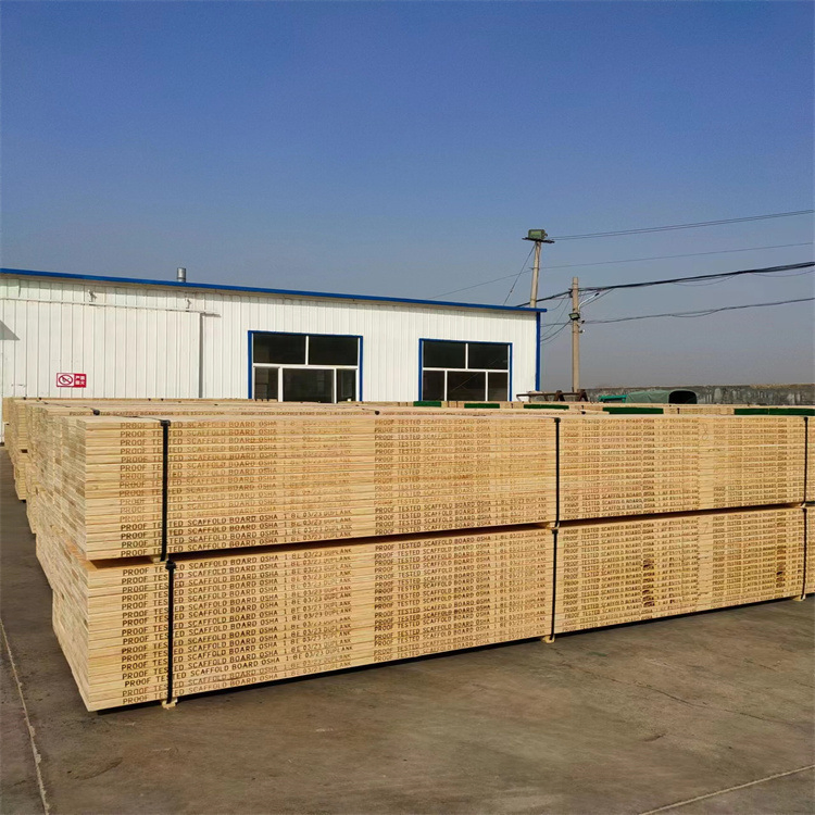 Linyi Mirante Scaffolding Laminated LVL Scaffold Wooden Walkway Plank Board for Construction