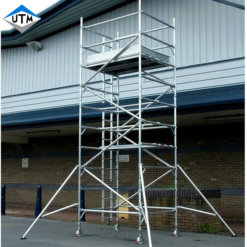 China Aluminium Scaffolding Tower Mobile Scaffold Stair Tower