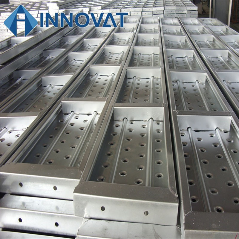 Scaffolding Planks Galvanized Painted Scaffolding and Prop Perforated Steel Catwalk Plank with Hook Metal Scaffold Plank Scaffold Steel Plank