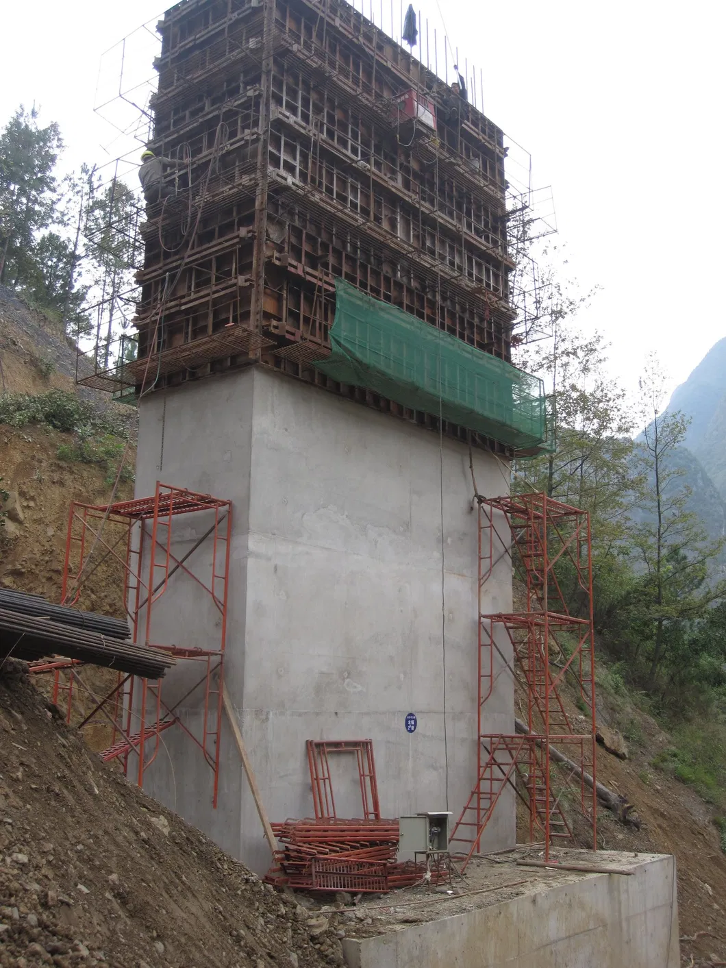 Construction Stair Tower