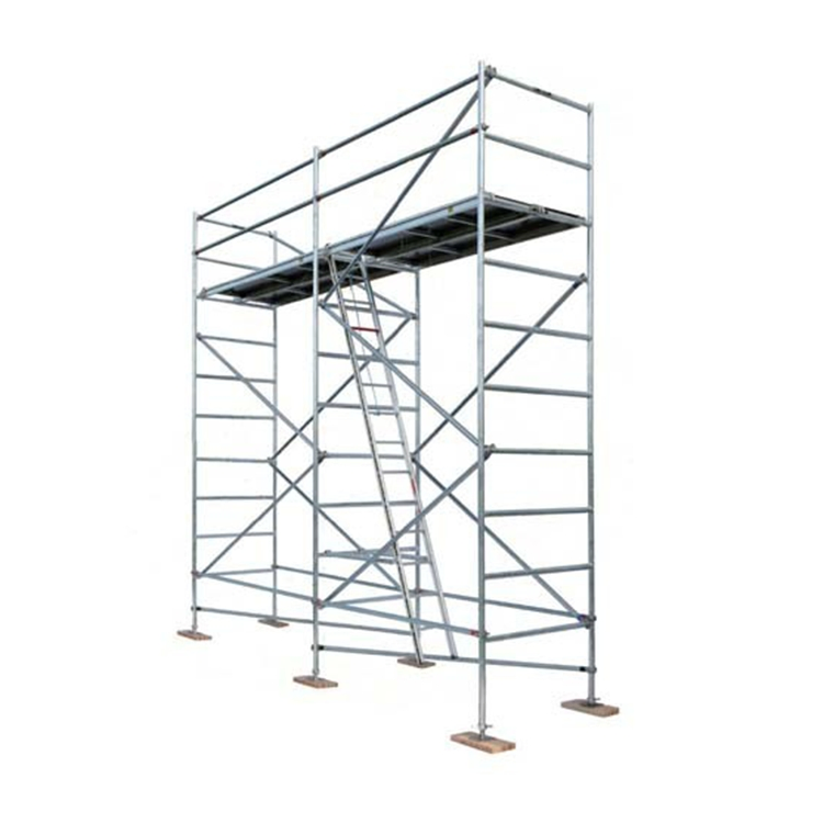 Q355b Steel Galvanized Ringlock Scaffolding Standard Heavy Duty System Ringlock Scaffolding for Building Construction