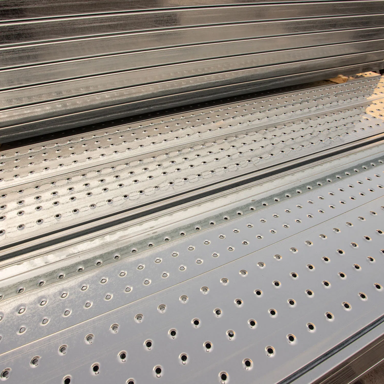 Hot Dipped Galvanized Platform Board Heavy Duty Antislip Steel Walk Board for Scaffolding System