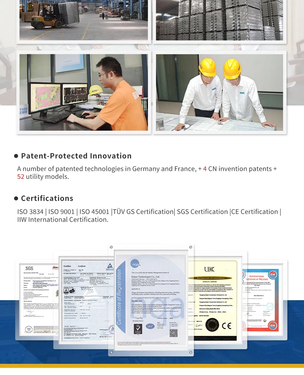 Galvanized H-Frame Components
