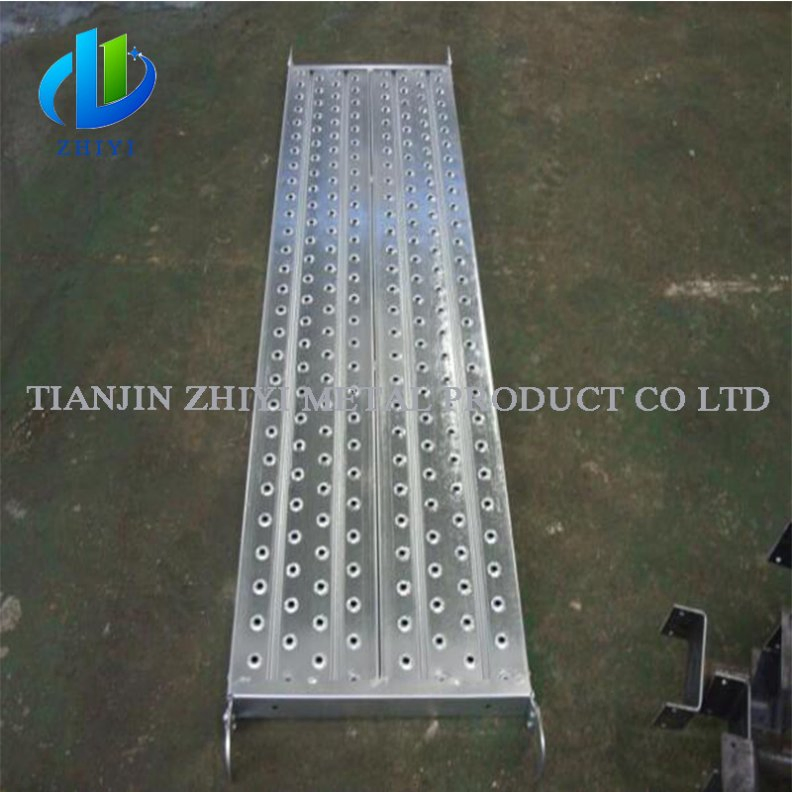 China Steel Scaffolding Exporter 210 250 300 320mm Galvanized Scaffold Steel Plank