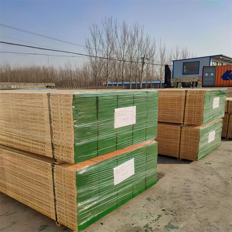 Linyi Mirante Scaffolding Laminated LVL Scaffold Wooden Walkway Plank Board for Construction