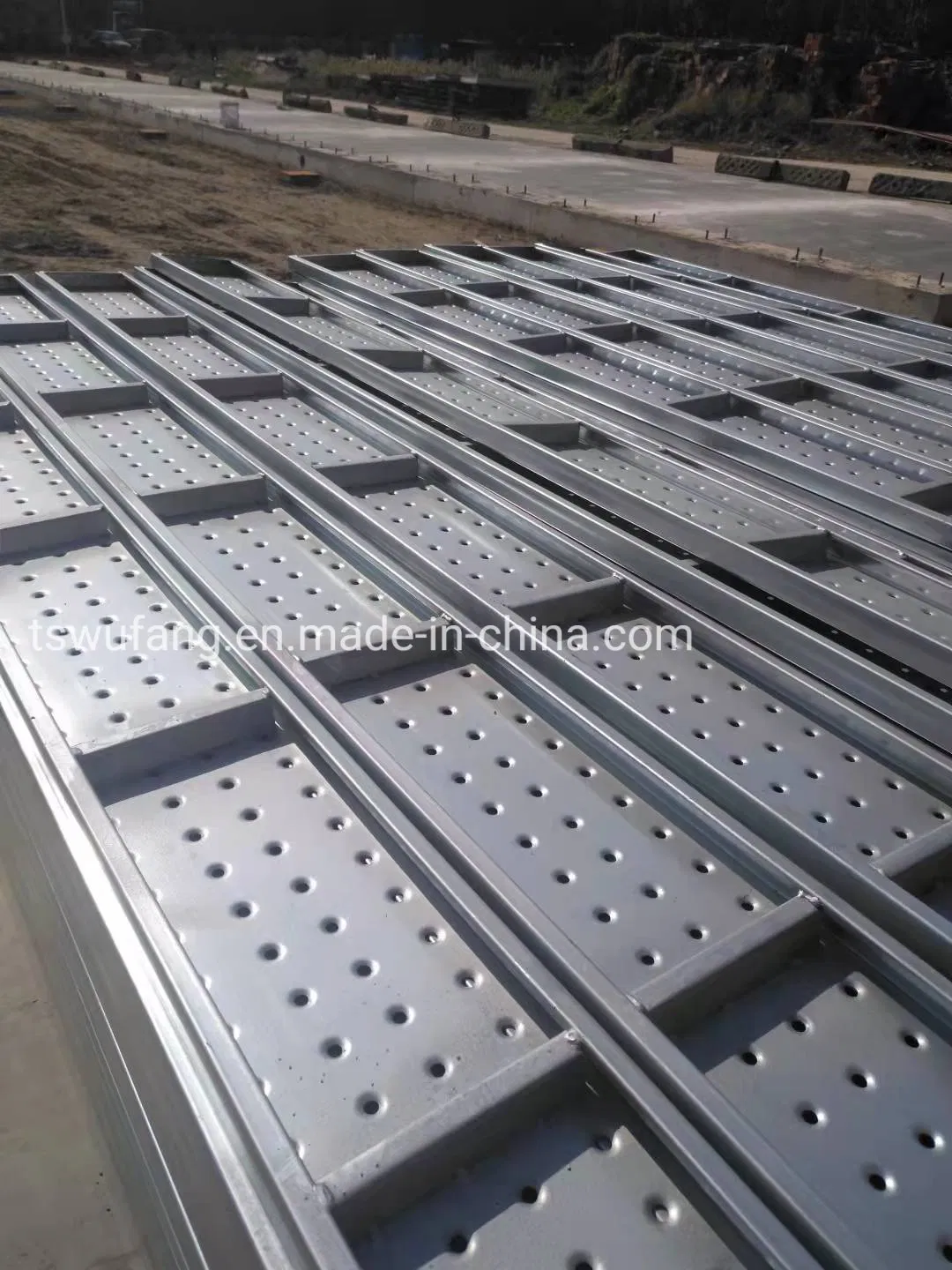 Construction Project Perforated Steel Deck Metal Plank