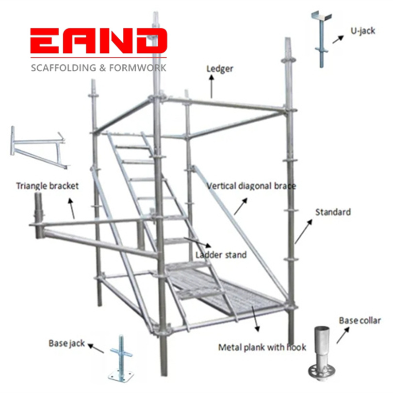 Standard Vertical Cuplock Construction Scaffolding System