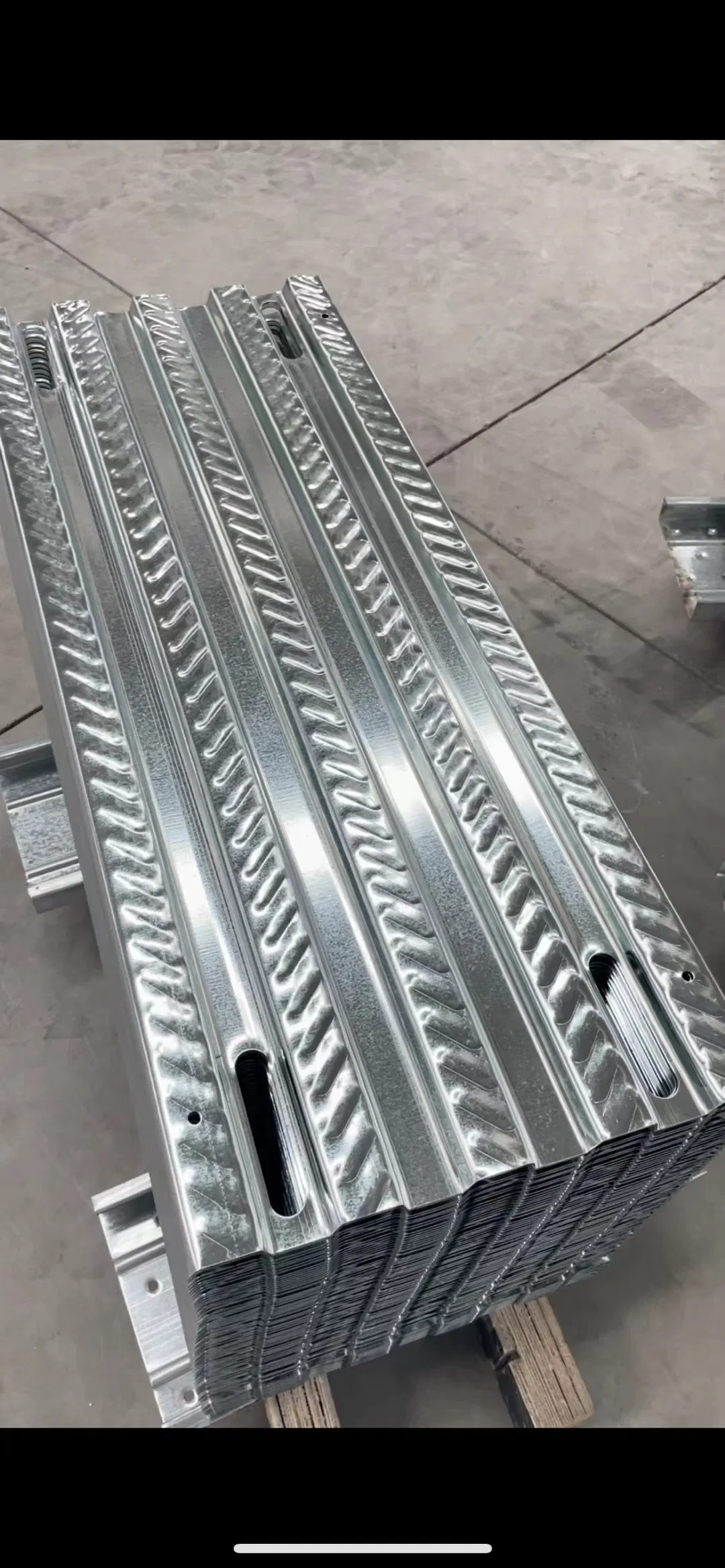 High Durability Adjustable Perforated Anti Slip Scaffold Construction Steel Plank