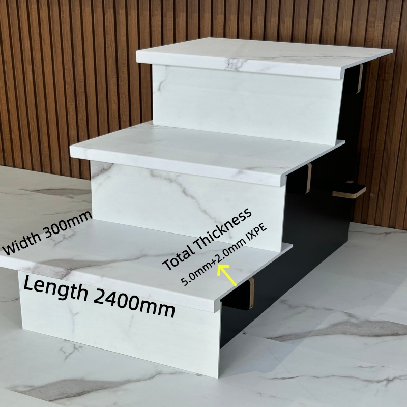 Premium Spc Click Floor Step Staircase Board for Beautiful Functional Stair Design