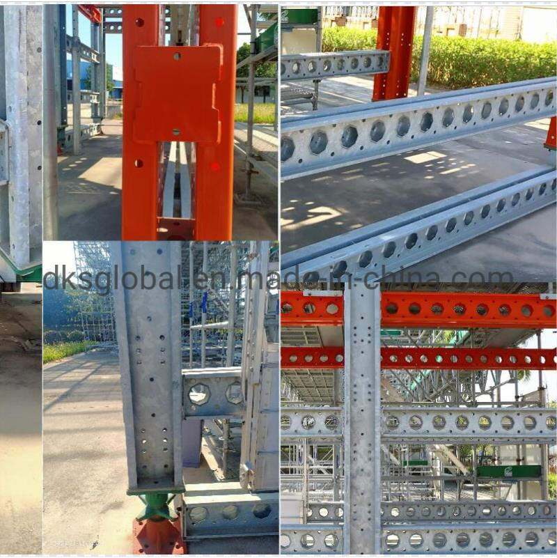 Prop Hot DIP Galvanized Steel Used Facade Scaffolding Kwikstage Scaffolding System