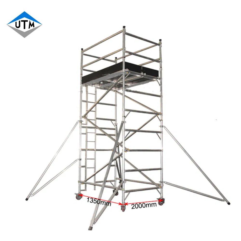 Aluminum Scaffolding 3m Climb Ladder Scaffolding Mobile Aluminum Scaffold Tower for Sale