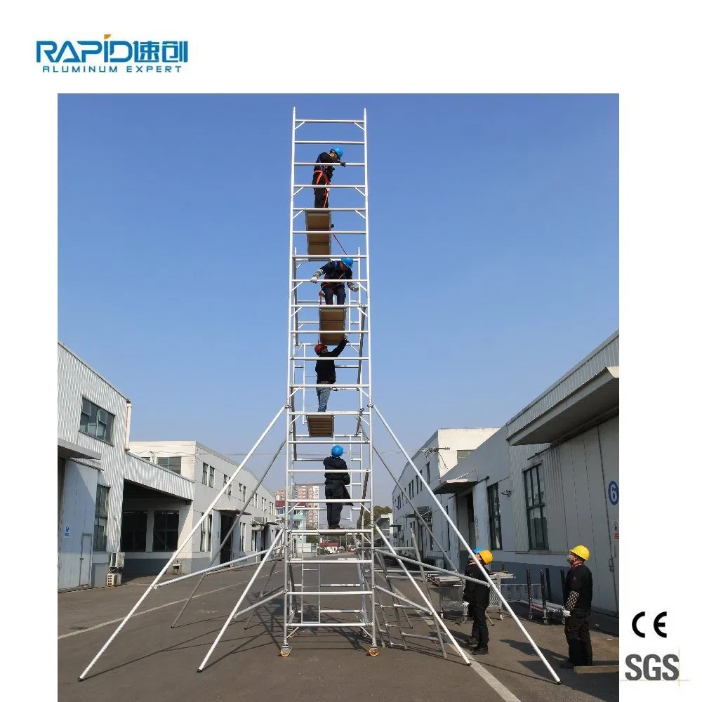 Aluminum Scaffolding Scaffold Rolling Mini Communication Mobile Tower