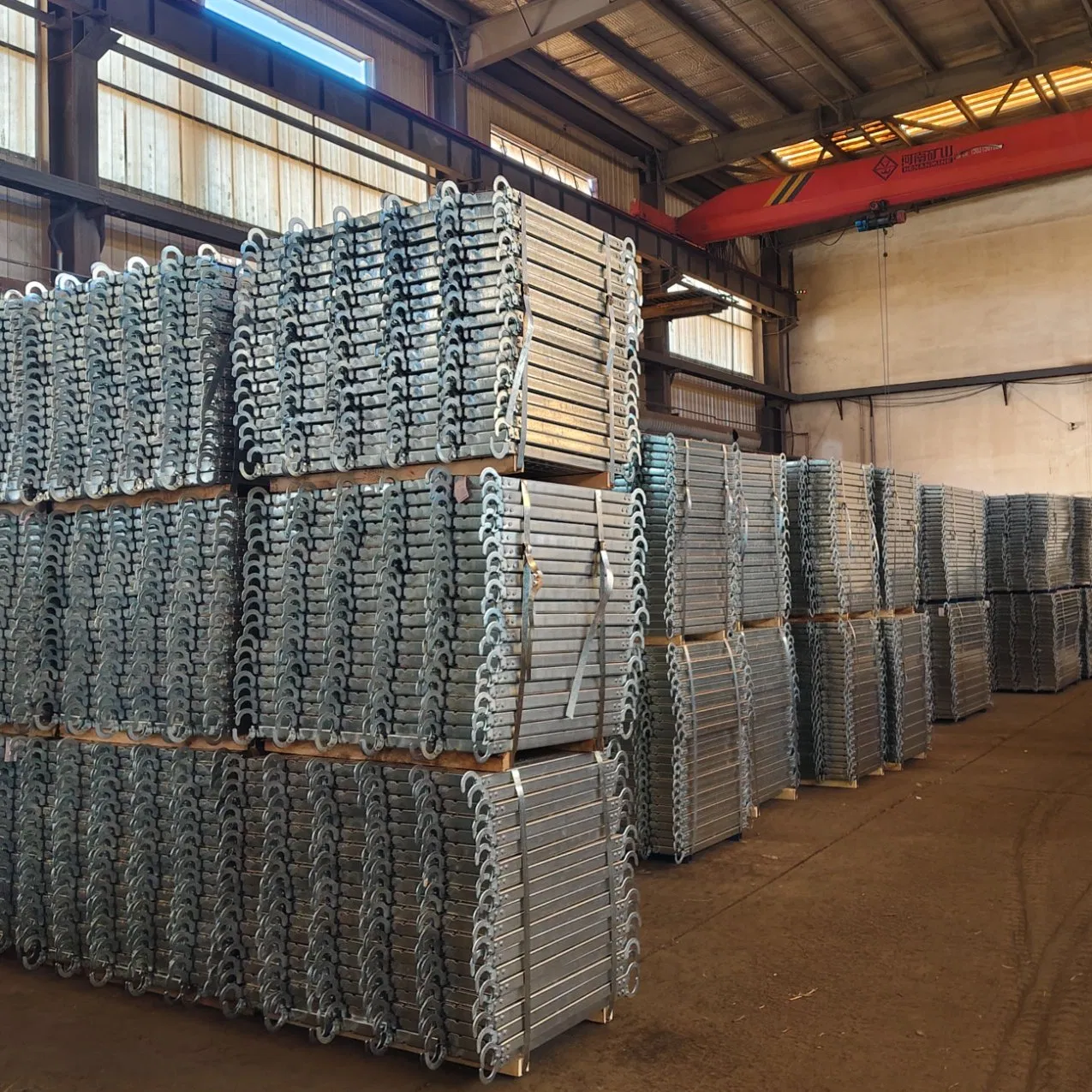 High-Strength Corrosion Resistant Hook-Equipped, Industrial Aluminum Scaffold Boards