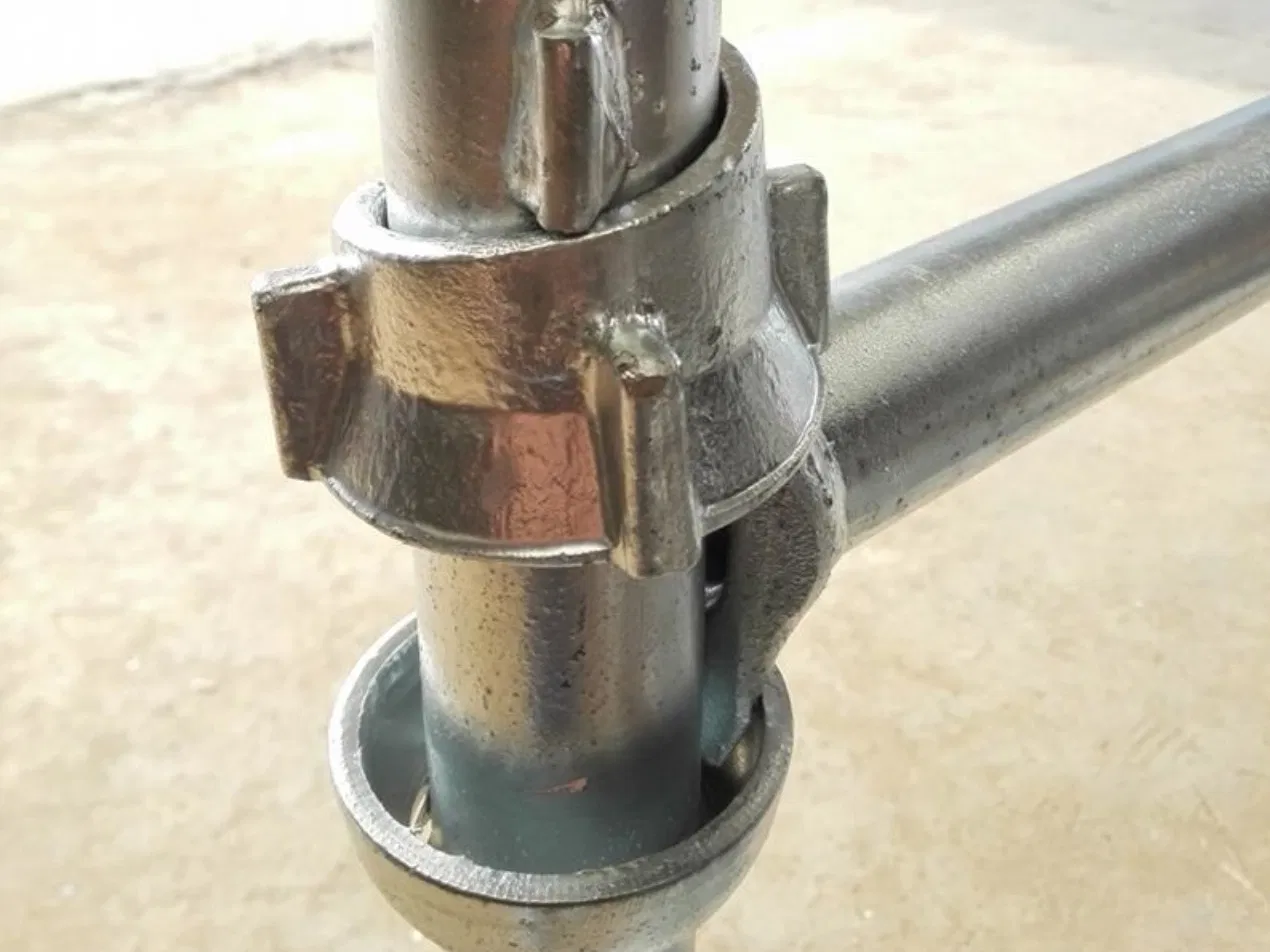 Q355 Material Hot Dipped Galvanized Cuplock Scaffolding System Standard Vertical and Ledger for Construction