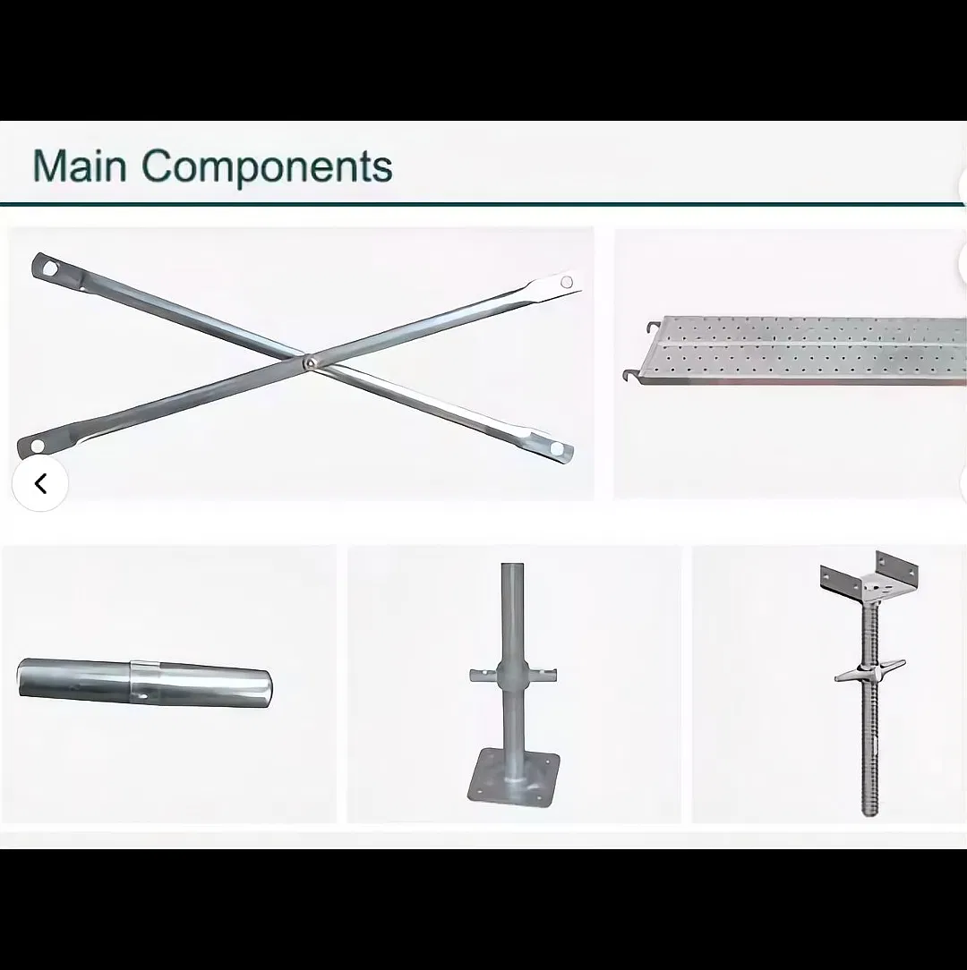 Galvanized Steel Cuplock Scaffolding System with 800kg Load Capacity