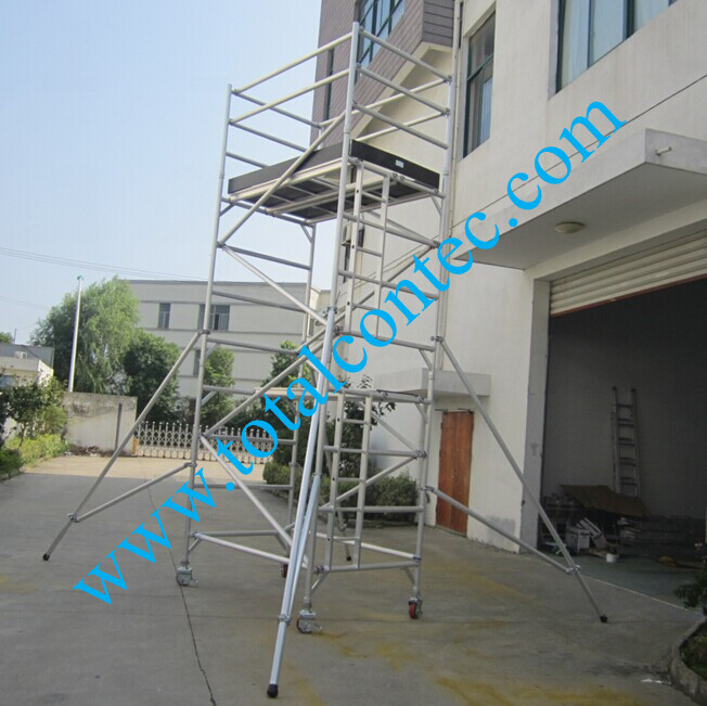 Modular Aluminum Mobile Aluminium Ringlock Scaffolding Tower for Decoration