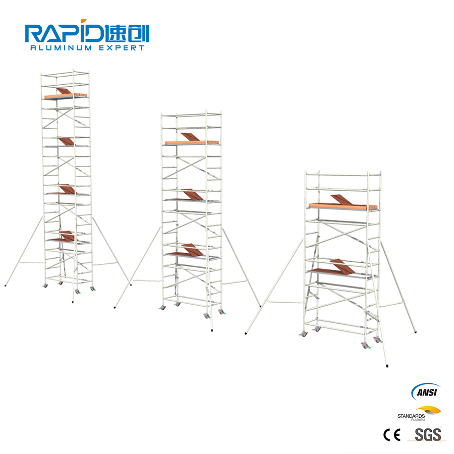 Aluminum Scaffolding Scaffold Rolling Mini Communication Mobile Tower