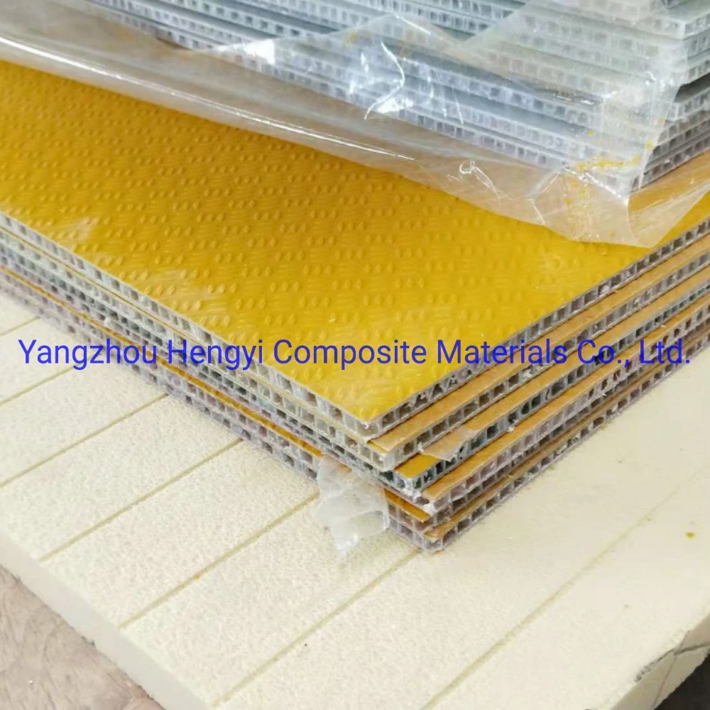 Anti-Slip FRP PP Honeycomb Sandwich Panel for Hatchery Deck