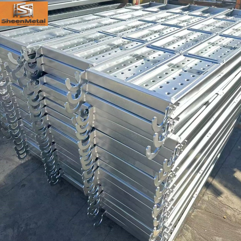 High Strength Perforated Metal Scaffold Catwalk Board Galvanized Steel Scaffolding Planks