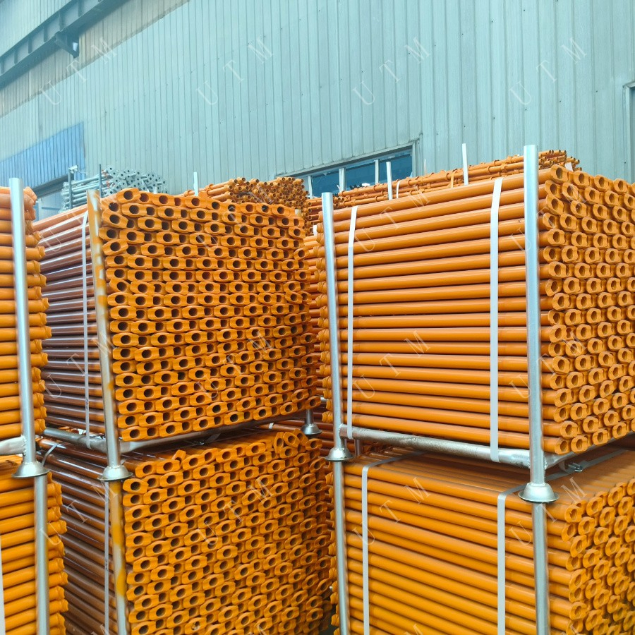 Factory Wholesale Custom Q235 Steel Galvanized Painted 3.2mm 4.0mm Cuplock Scaffolding System with Accessories for Construction