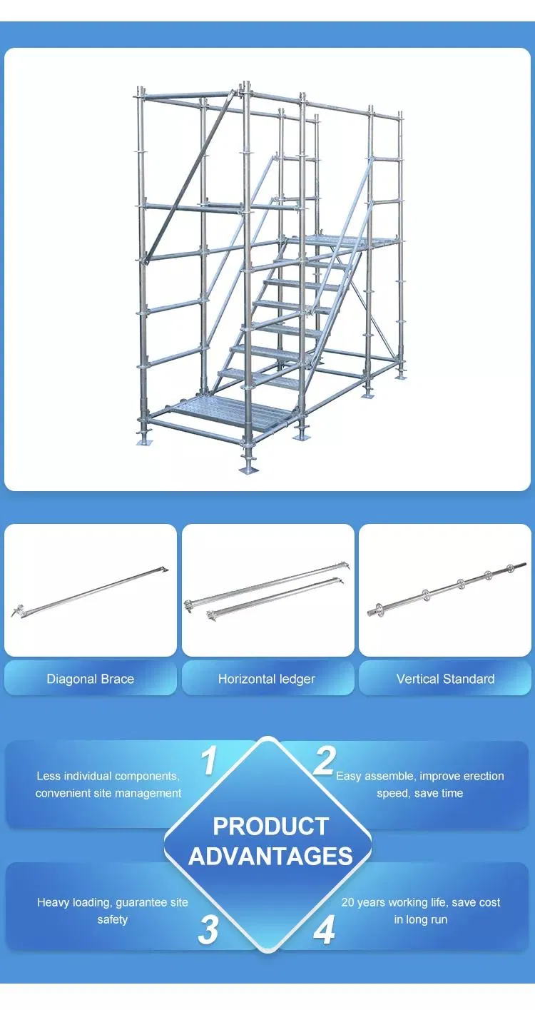 Heavy-Duty Ringlock Scaffolding System