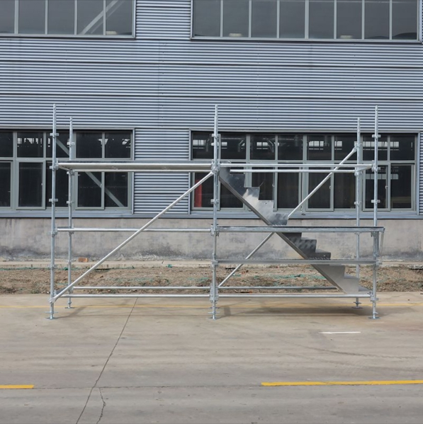 Modular Kwikstage Scaffolding System with Base Jacks Steel Frames and Accessories for Safe Construction Projects
