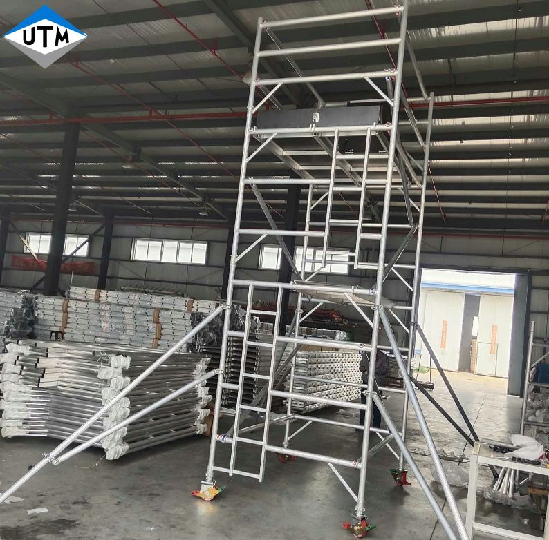 China Aluminium Scaffolding Tower Mobile Scaffold Stair Tower