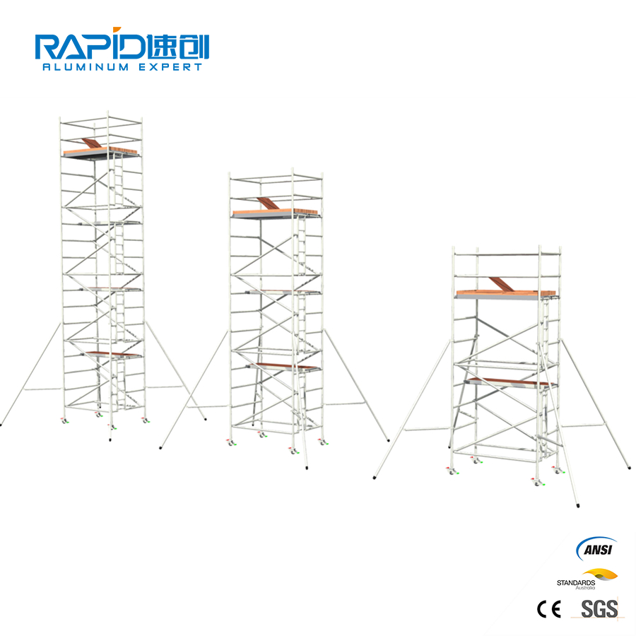 Aluminum Scaffolding Scaffold Rolling Mini Communication Mobile Tower