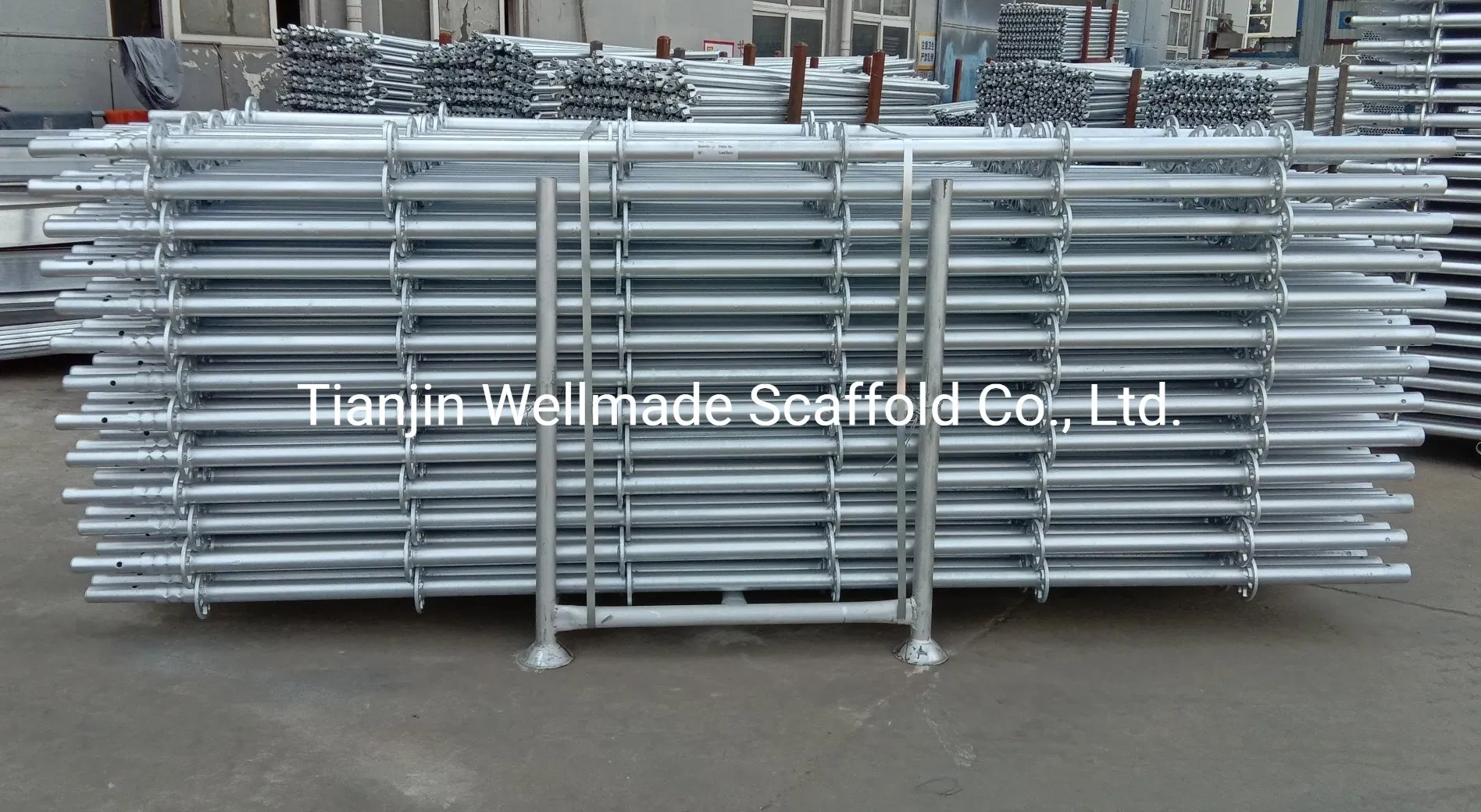 Construction Engineering Galvanized Ringlock Scaffolding System Vertical Standards for Sale