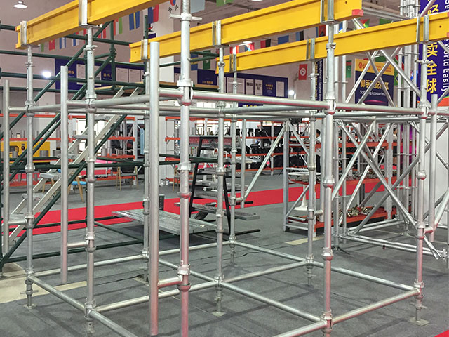 Wholesale Quick Erect Railway Bridge Construction Hot DIP Galvanized Steel Cuplock Scaffolding System with Standard Ledger