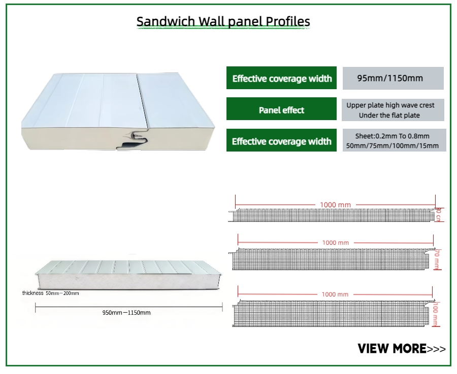 Light Weight Glass Wool Sandwich Panel for Aerial Walkway Floor Construction