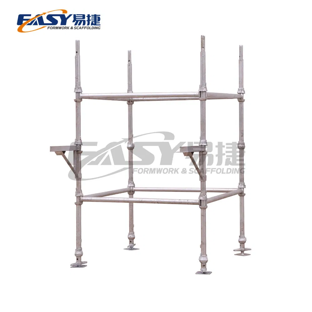 Easy Scaffolding Galvanized Painted Steel Scaffold Standard Vertical Cuplock for Construction