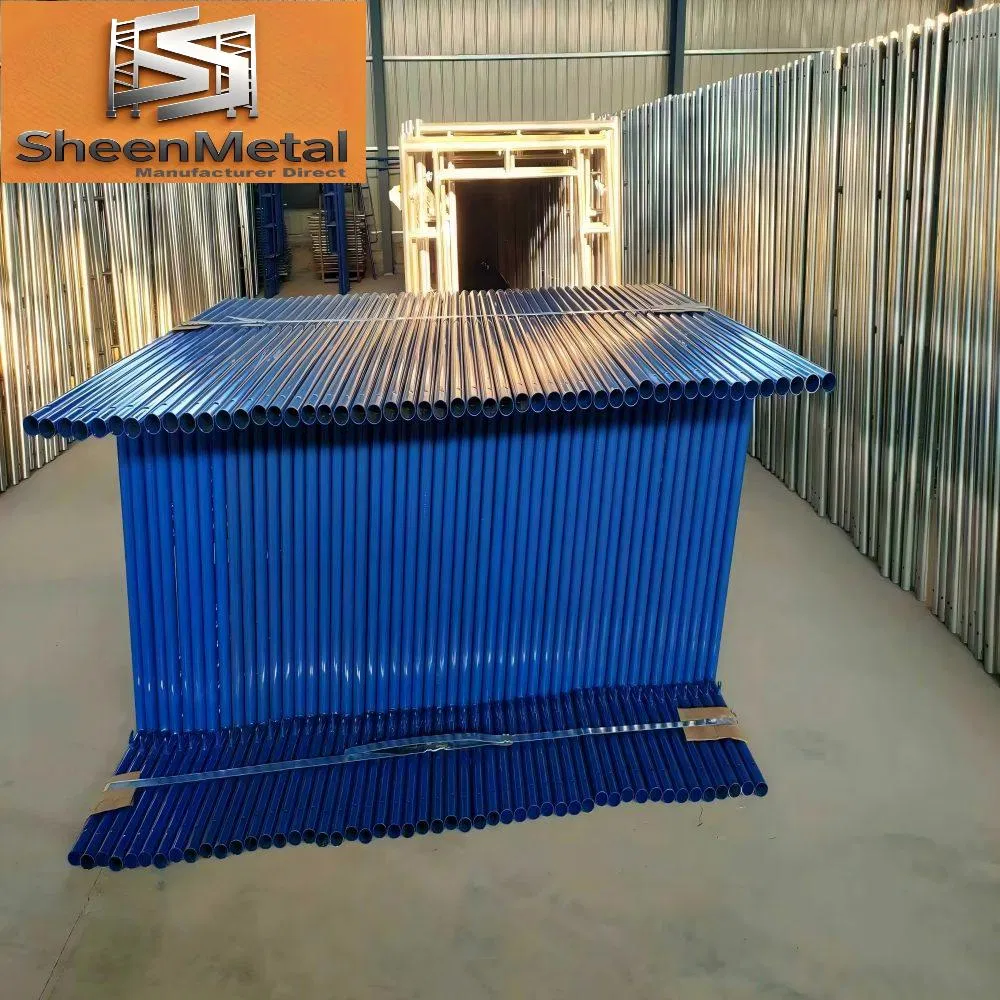 Frame Scaffold Hot DIP Galvanized Steel Tube Adjustable Scaffold System for Bridge Support