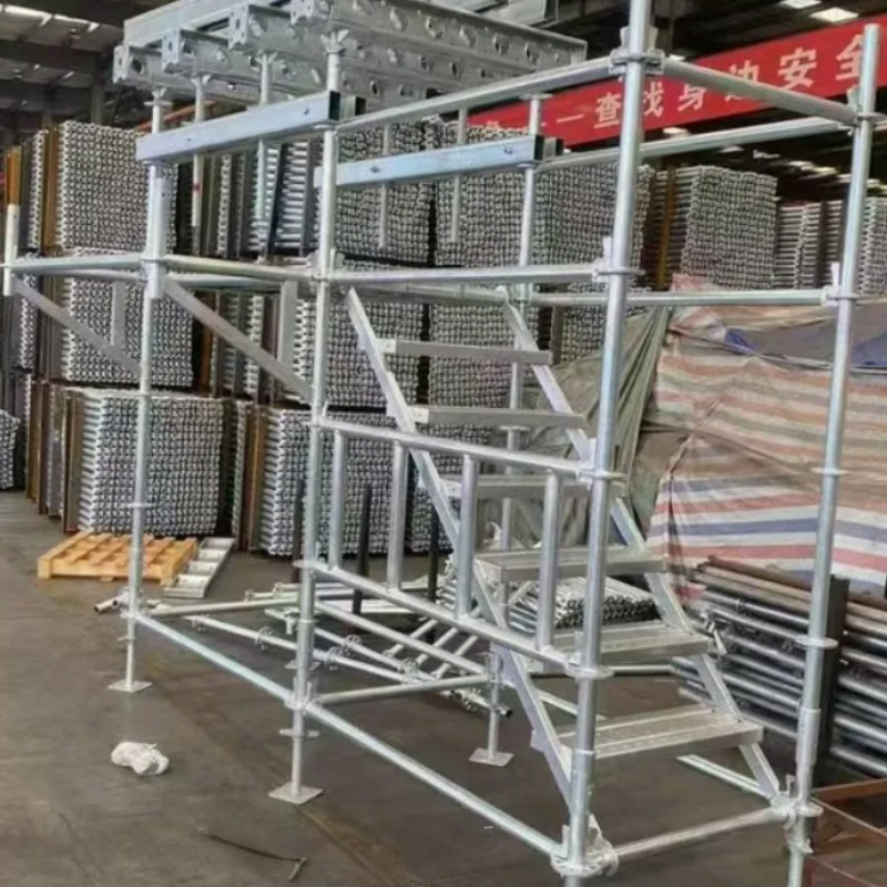 EU Standard Ringlock Scaffolding System Modern Industrial Outdoor Building Construction
