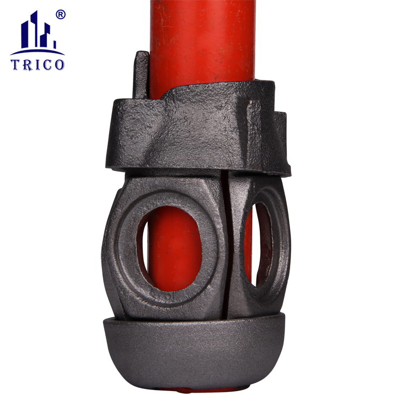 Steel Cuplock Scaffolding Accessories Parts Top Cup Bottom Cup with Drop Forged Ledger Blade