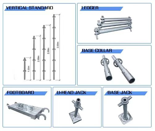 Quick Install Ringlock Scaffolding System for Base Color Solutions