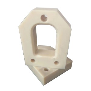 Wholesale China Engineering Plastic PA6 Polyamide Nylon Half Tube Plastic Fixed Block Customized Color With Size Hole Exporter, Product