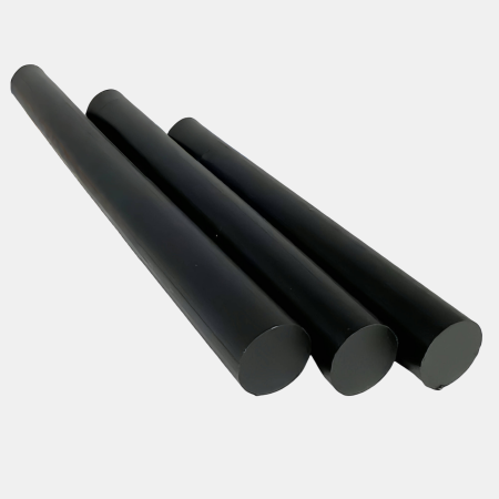 black nylon rod bar