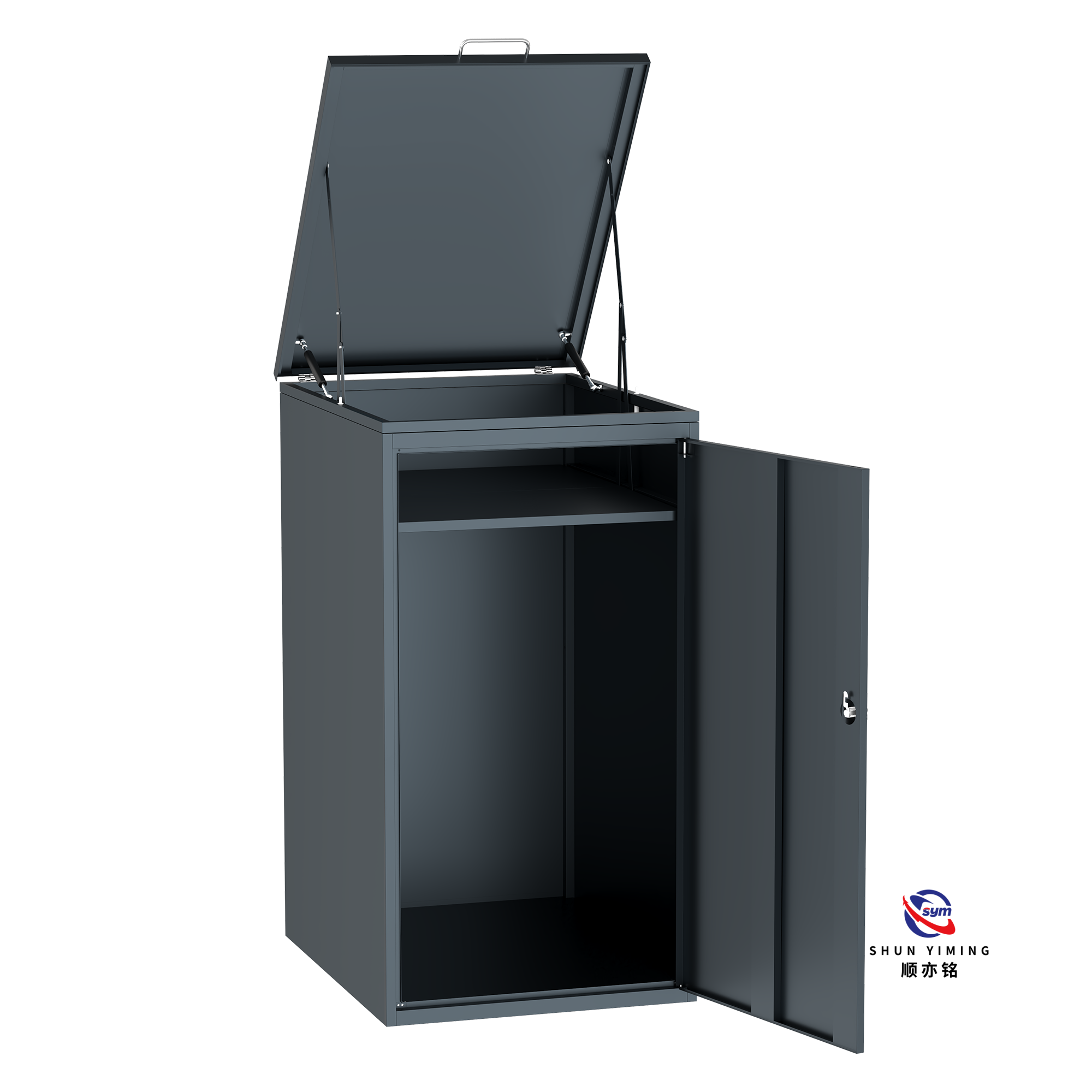 Hospital Contactless Parcel Locker System, Secure Electronic Steel Delivery Cabinet for Medical Supplies
