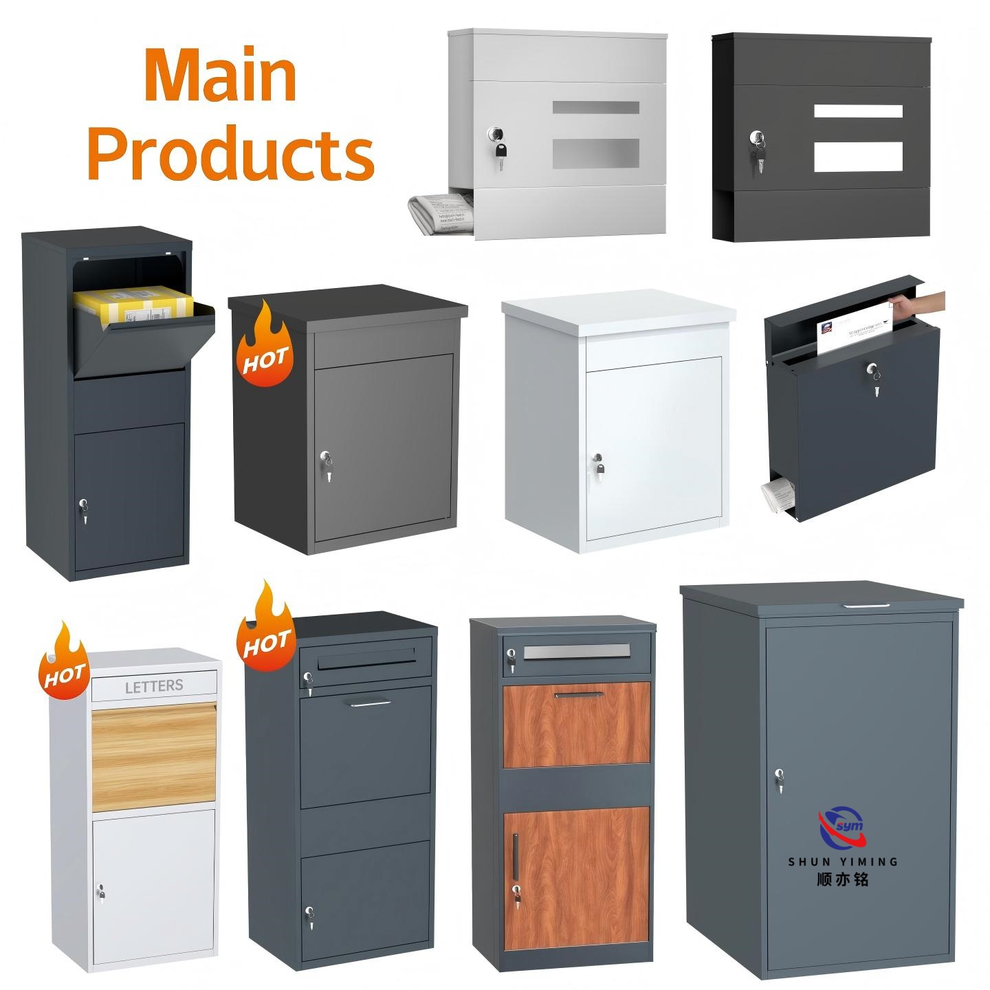 Durable Outdoor Electronic Parcel Locker, Rust-proof Metal Smart Delivery Cabinet for Apartment Complex