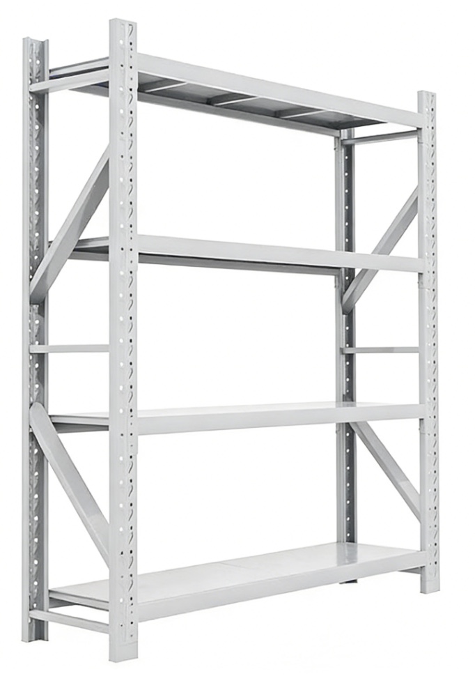 Adjustable 5-Layer Medium Duty Steel Shelving Storage Rack Shelves with Powder Coating Corrosion Protection 100kg 200kg 300kg