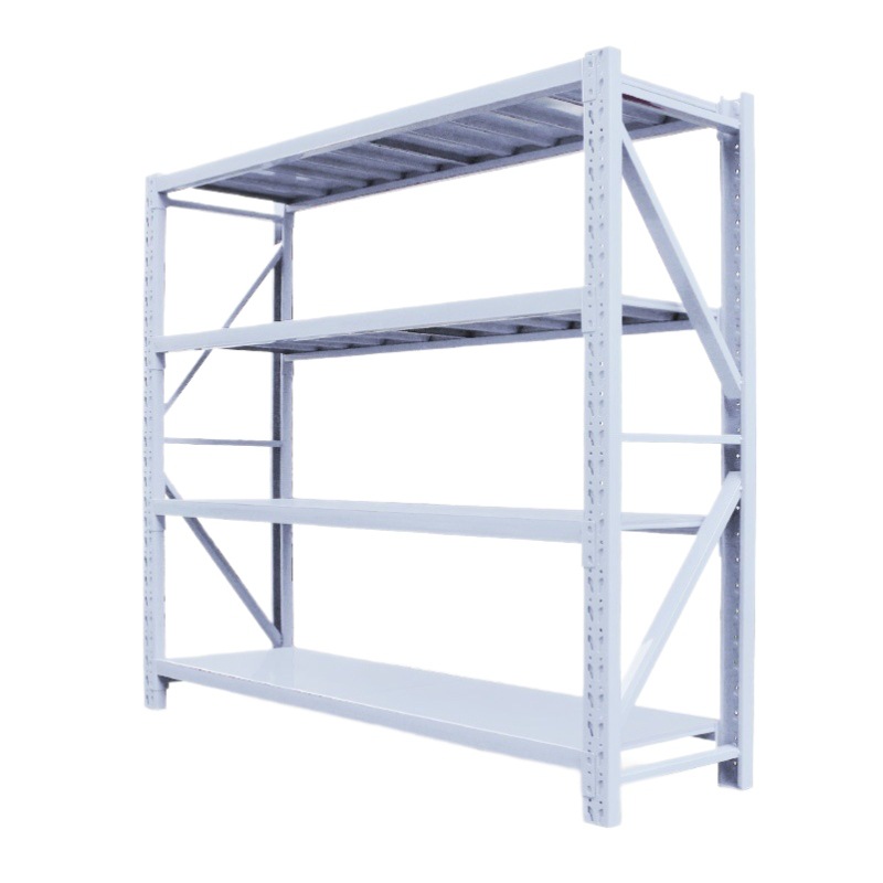 Racking Adjustable Metal Boltless Shelf and Racks Warehouse Storage Medium Duty Metal Rack Shelf